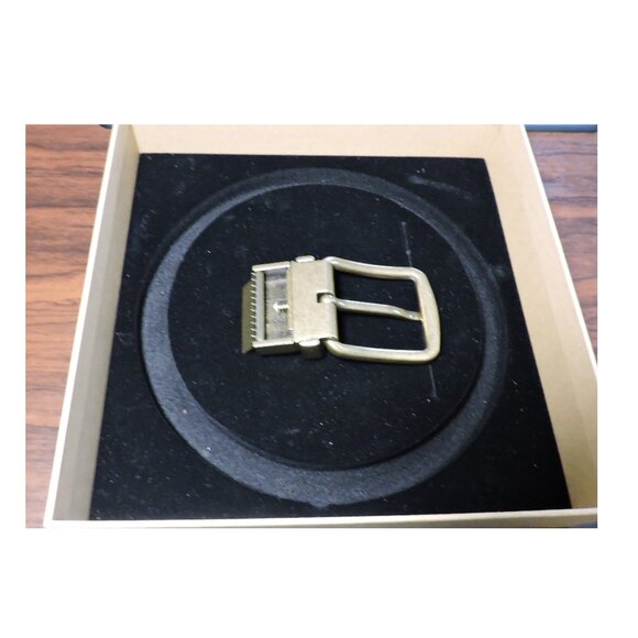 Coach Belt Reversible F55434 Black Dark Brown With 2 Buckles In Original Box - Picture 13 of 15